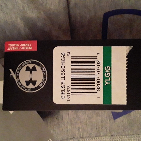 NWt under armour  girls size YLG/G leggings - Picture 7 of 7